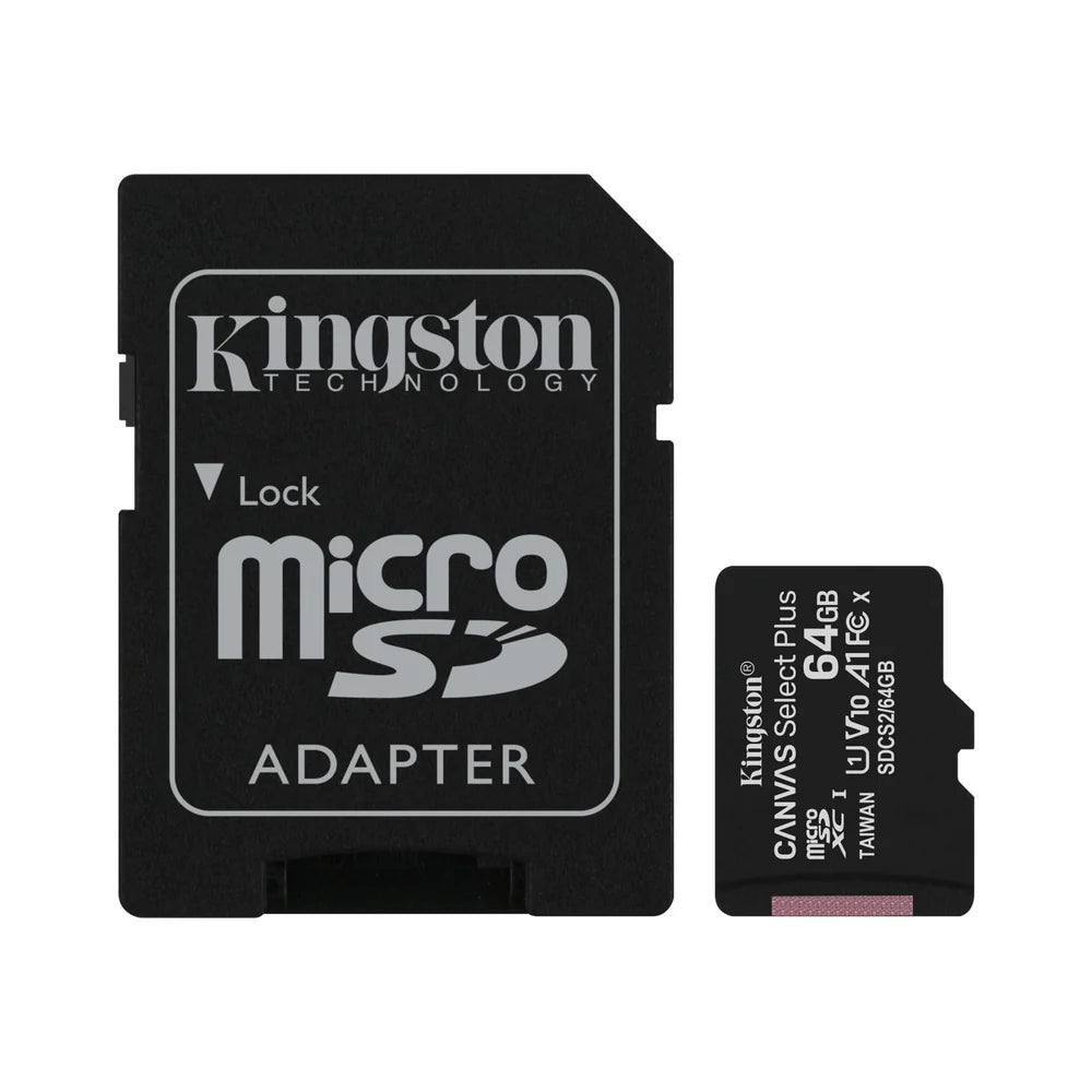 Kingston 64GB Canvas Select Plus microSD Karte + Adapter
