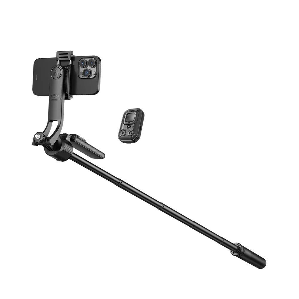 Rixus RXSF55 Selfie-Stick mit KI-Gesichtserkennung – Schwarz