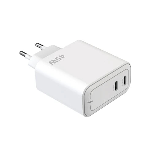 Rixus RXHC45 45W GaN Doppel-USB-C Netzadapter