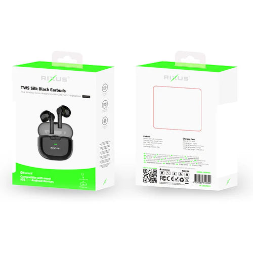 Rixus RXBH46 TWS Kabellose Kopfhörer – Schwarz