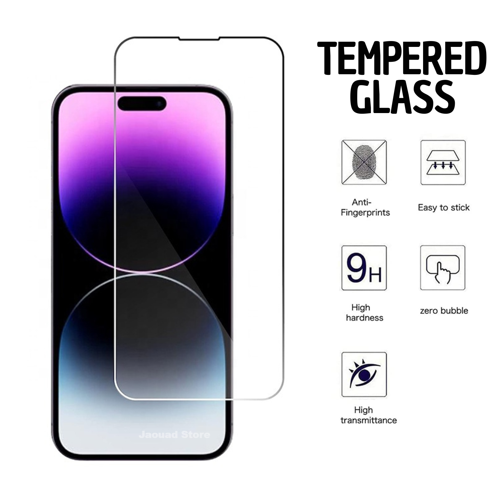 Panzerfolie Echt Schutzglas 9H Clear HD für iPhone