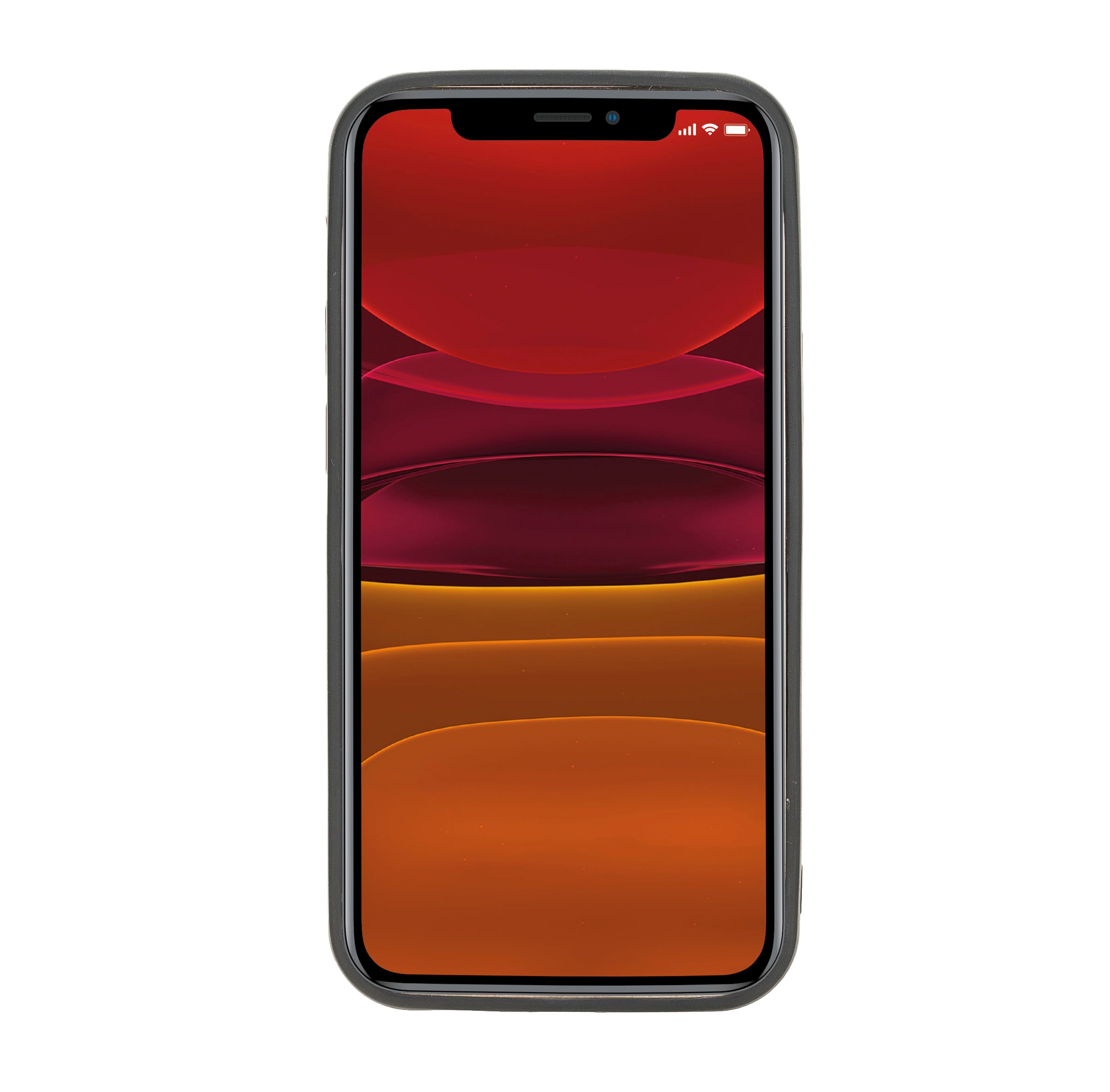 Lederhülle mit Kartenhalter für Apple iPhone 12 Serie