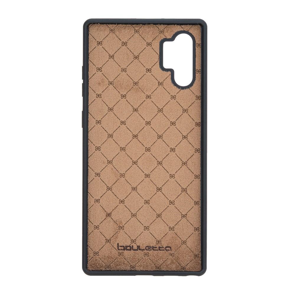 Bouletta Flex Cover Back Echt Ledertasche für Samsung Note 10 Plus - Antic Braun