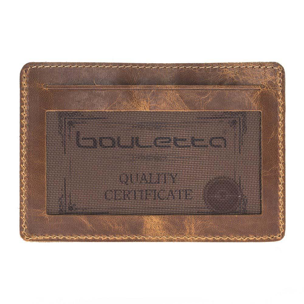 Funktionelle Leder Kreditkarteninhaber Pflanzlich Bräunen