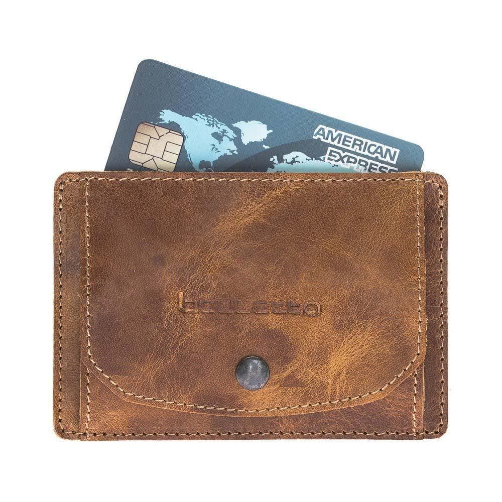 Funktionelle Leder Kreditkarteninhaber Pflanzlich Bräunen