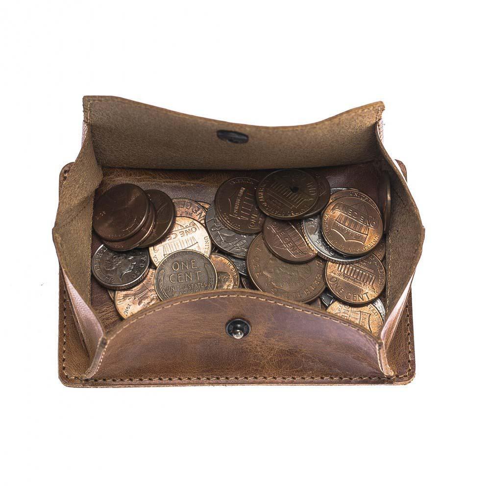 Funktionelle Leder Kreditkarteninhaber Pflanzlich Bräunen