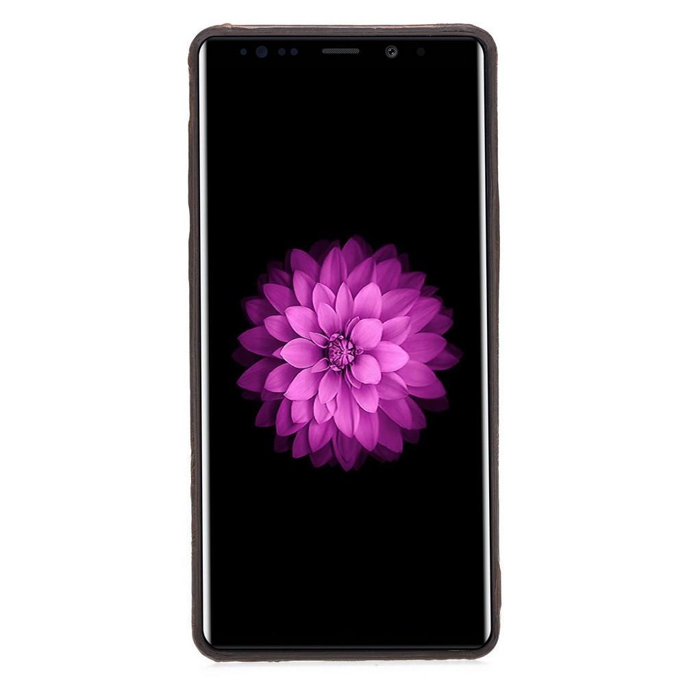 Ultra Abdeckung Snap On Back Cover für Samsung Note 9 Pflanzlich Dunkel Braun