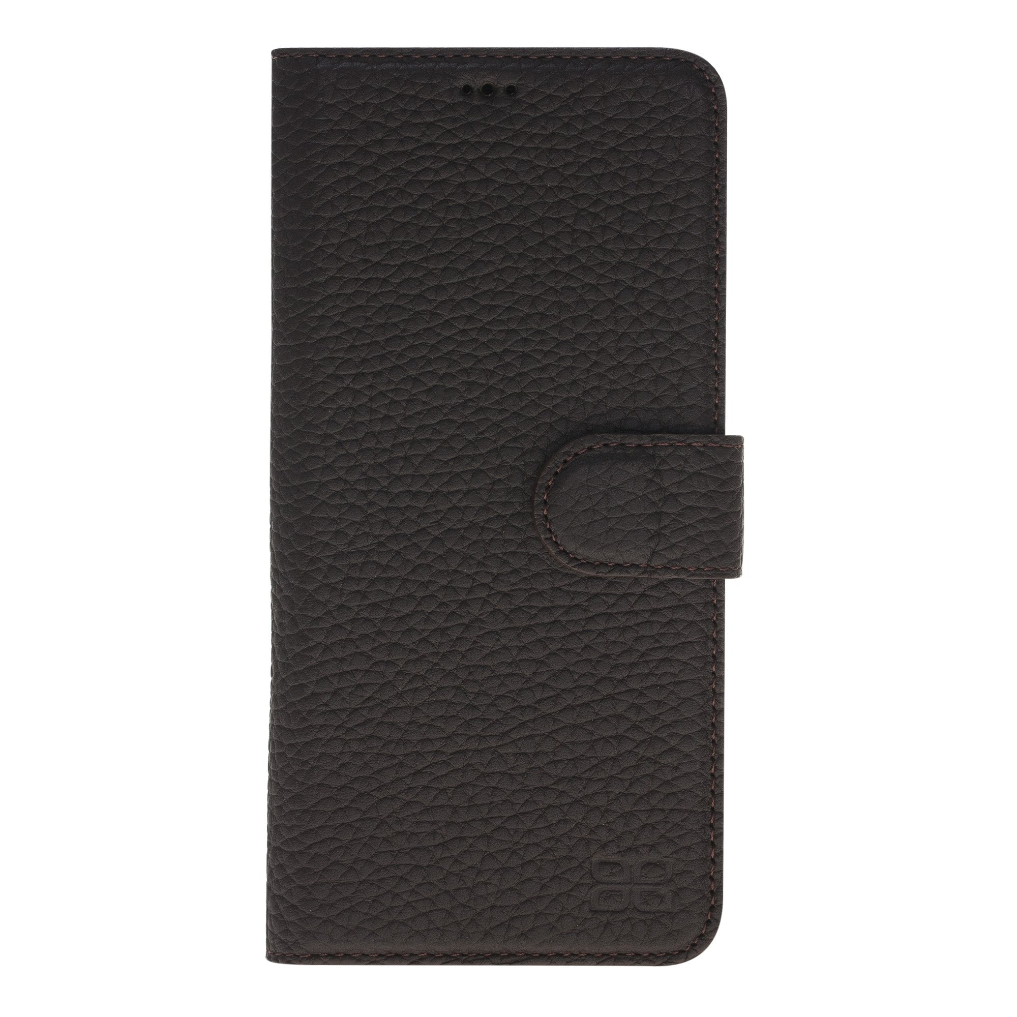 Magnetische abnehmbare Leder Geldbörse für Samsung Galaxy S9 Plus - Braun