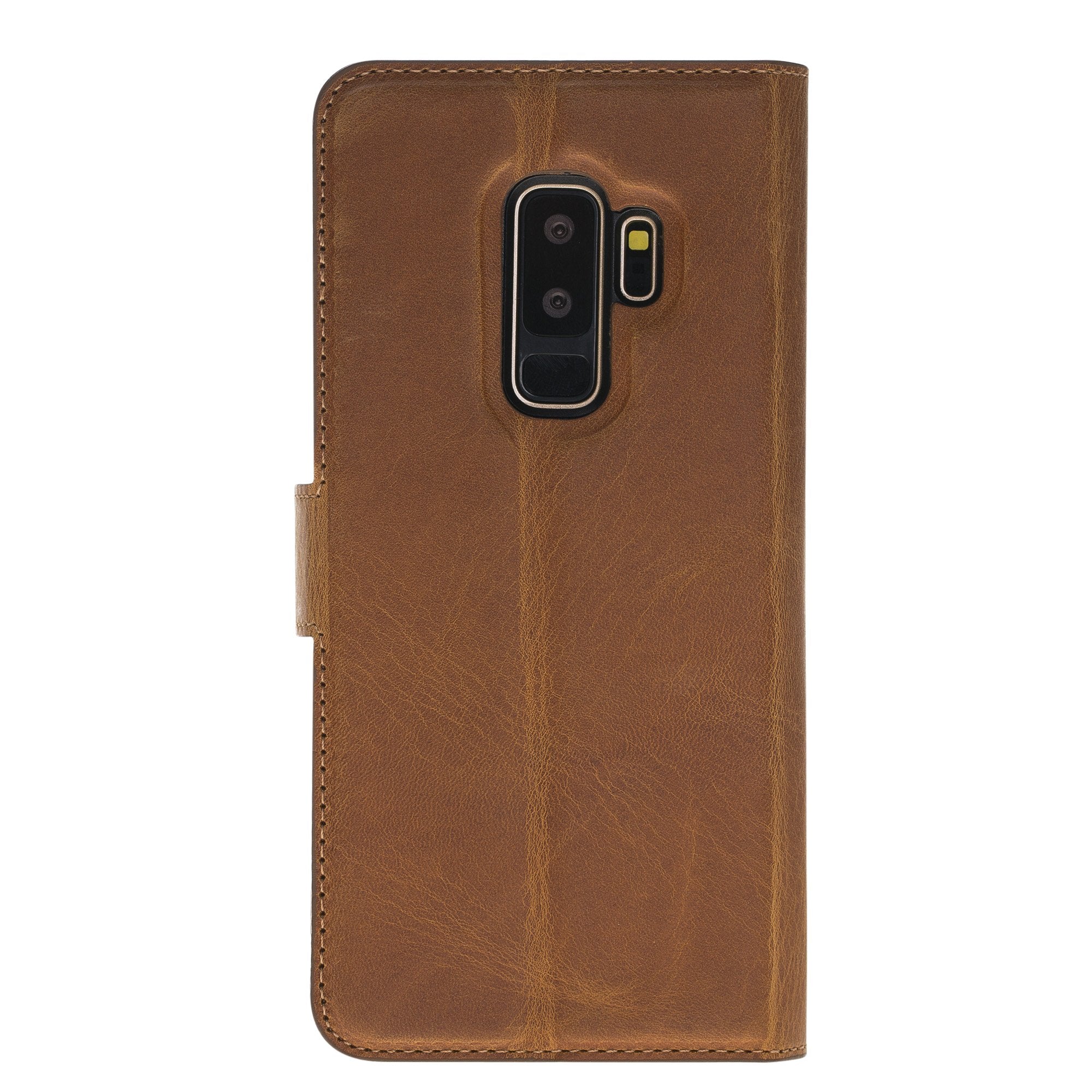 Magnetische abnehmbare Leder Geldbörse für Samsung Galaxy S9 Plus - Antike Beige