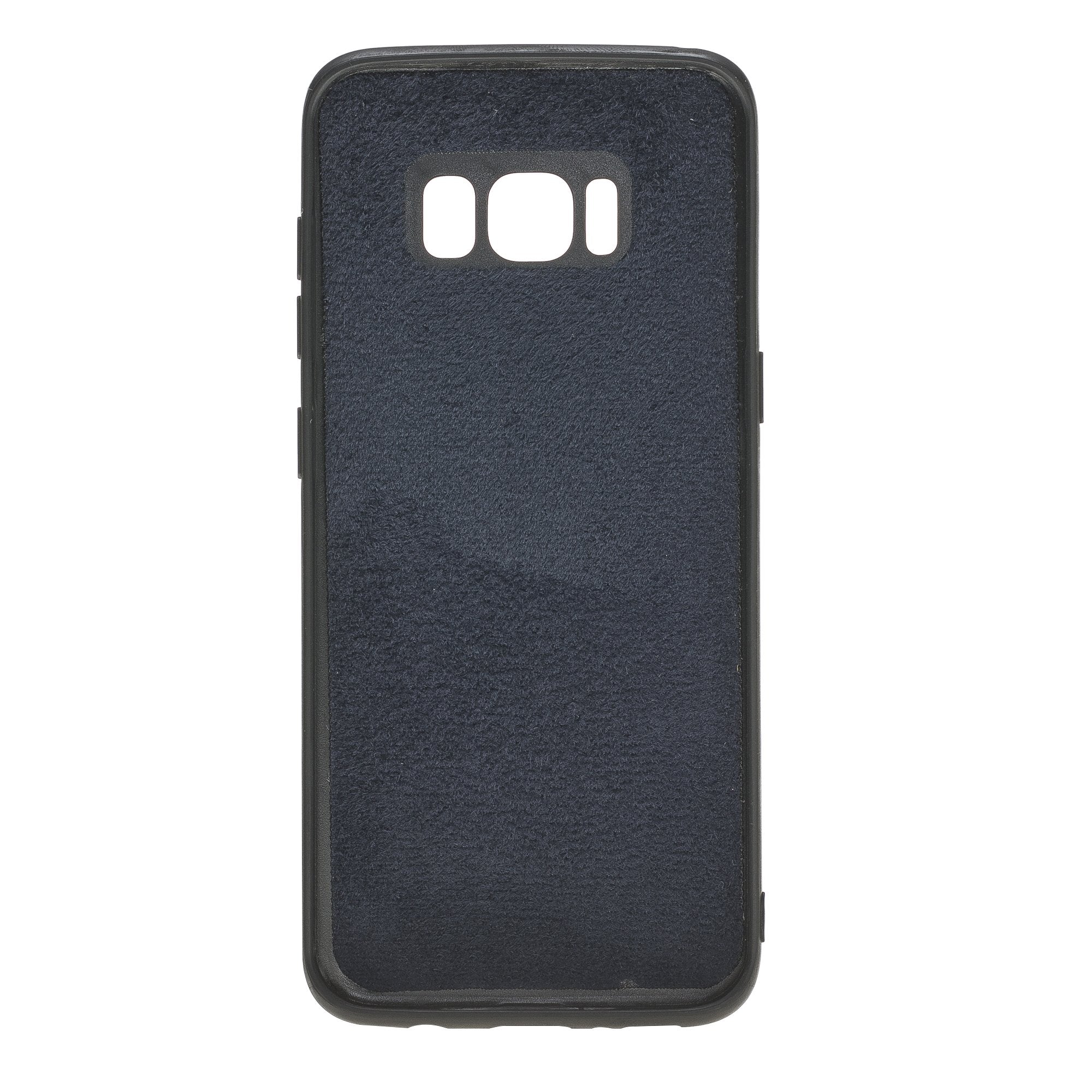 Magnetische abnehmbare Leder Geldbörse für Samsung S8 Plus - Saffiano Navy Blue