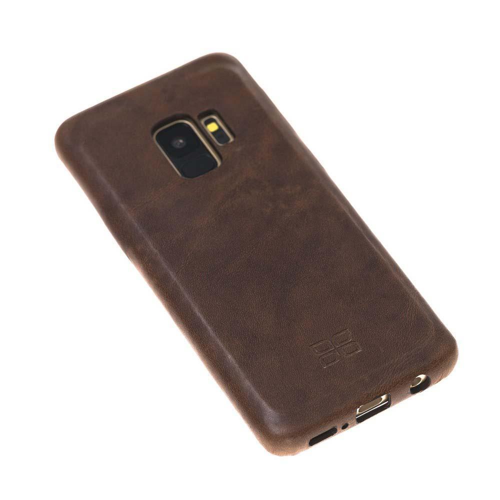 Ultra Abdeckung Snap On Back Cover für Samsung Galaxy S9 in Vegetal Dark Brown