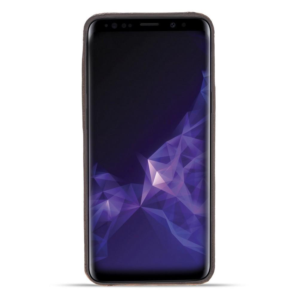 Ultra Abdeckung Snap On Back Cover für Samsung Galaxy S9 PLUS in Vegetal Dark Brown
