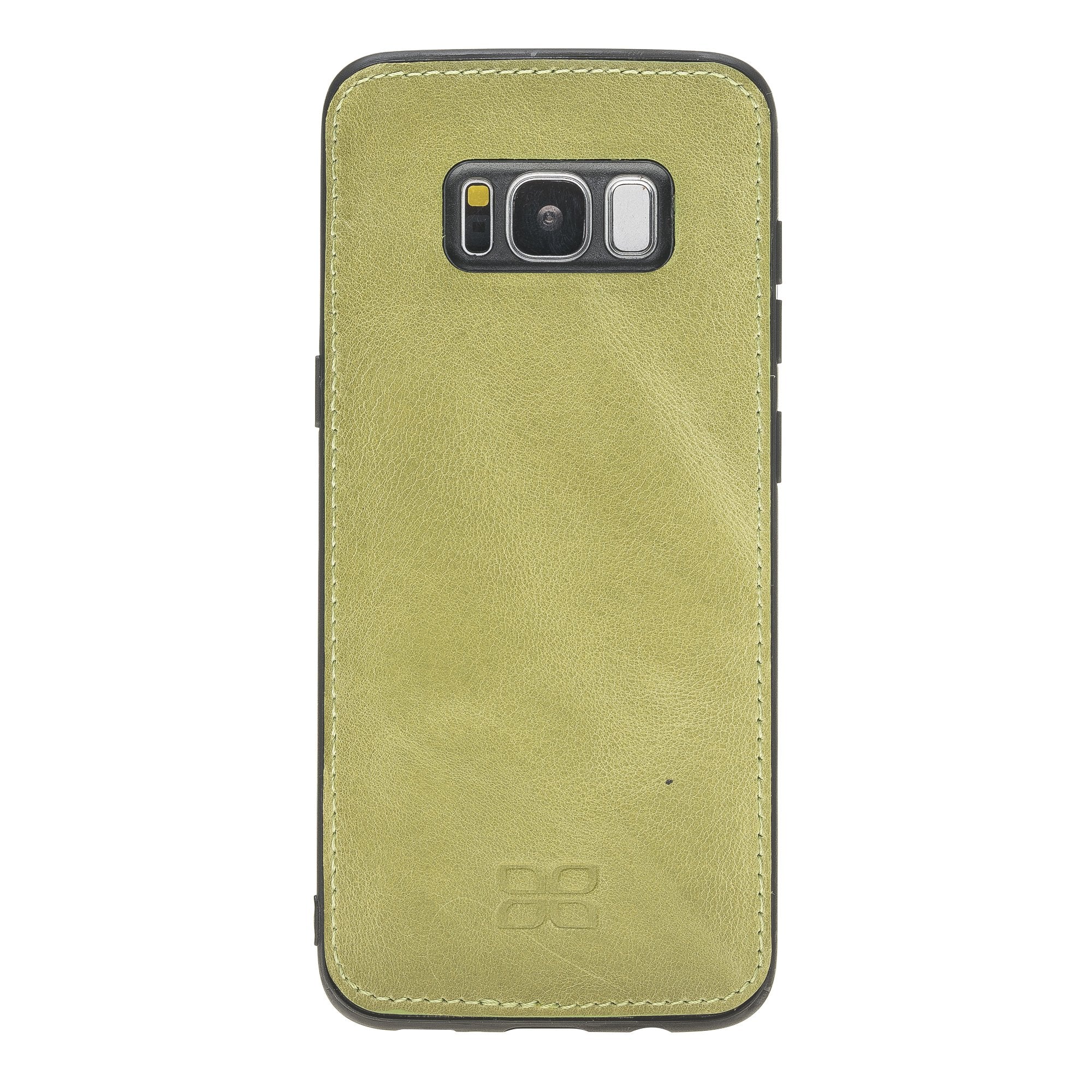 Magnetische abnehmbare Leder Geldbörse für Samsung S8 Plus - Verrückt Grün