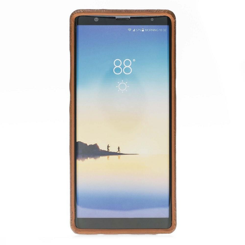 Ultra Flex Lederhülle für Samsung Note 8 - Tan