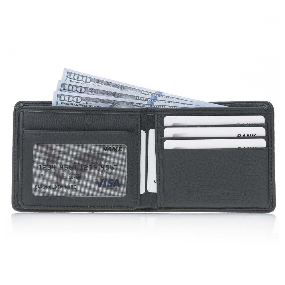 Carlos Leder Herrengeldbörse Floater Schwarz