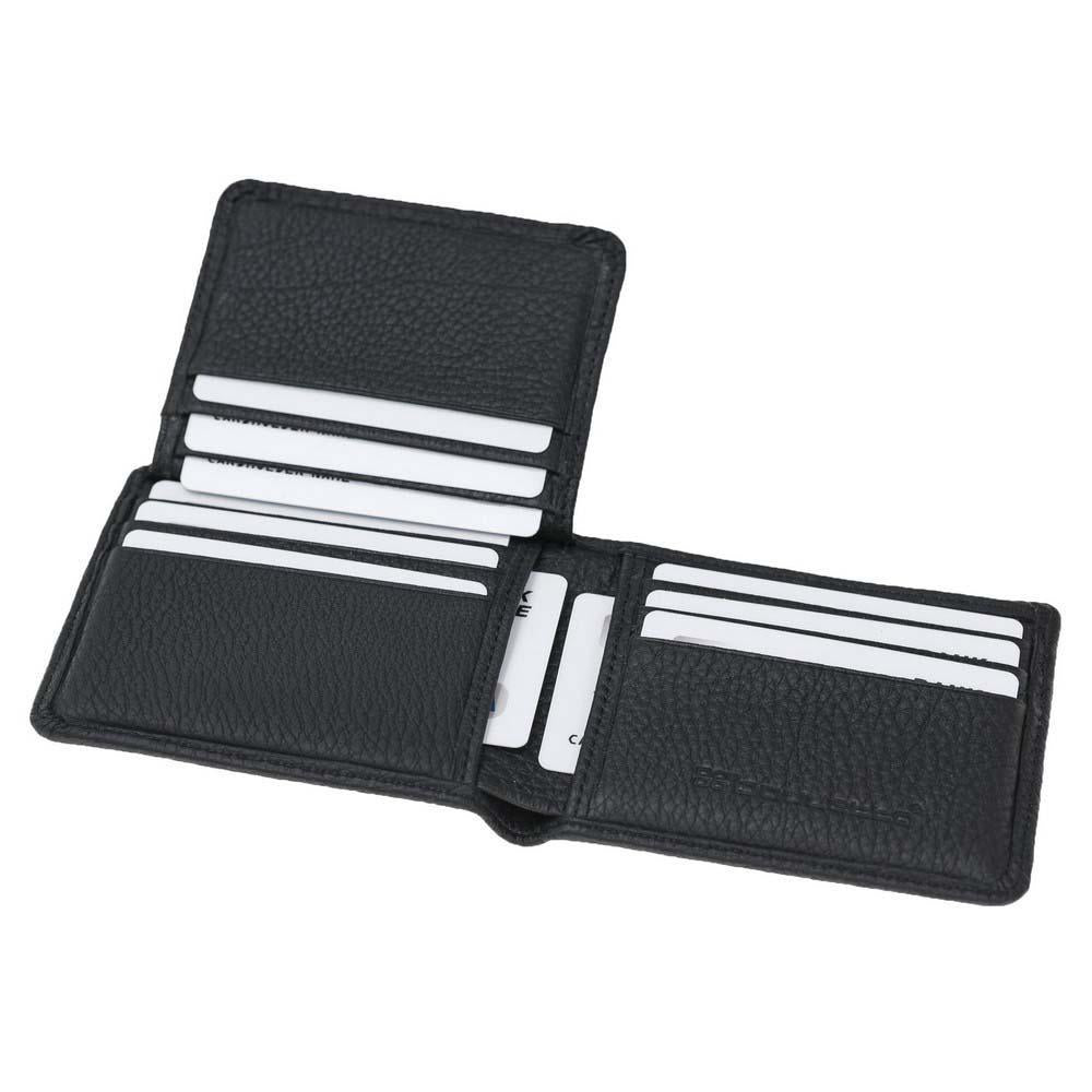 Carlos Leder Herrengeldbörse Floater Schwarz