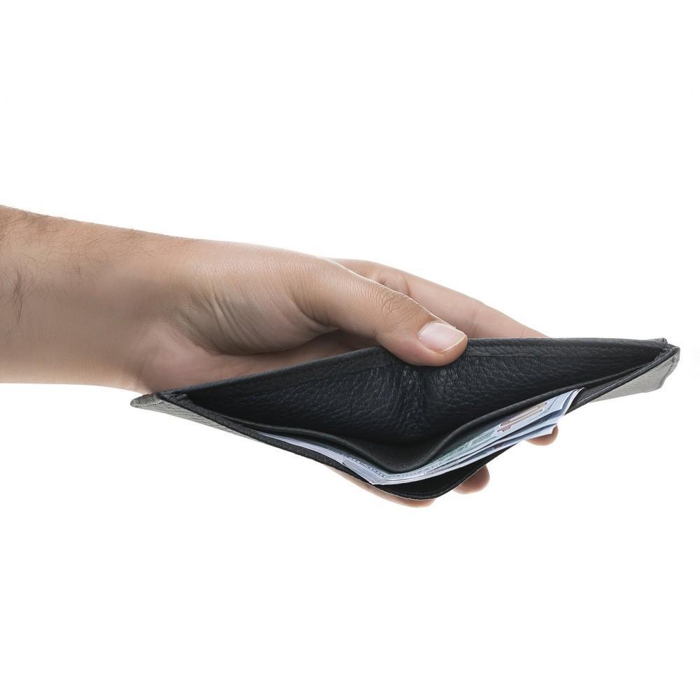 Carlos Leder Herrengeldbörse Floater Schwarz