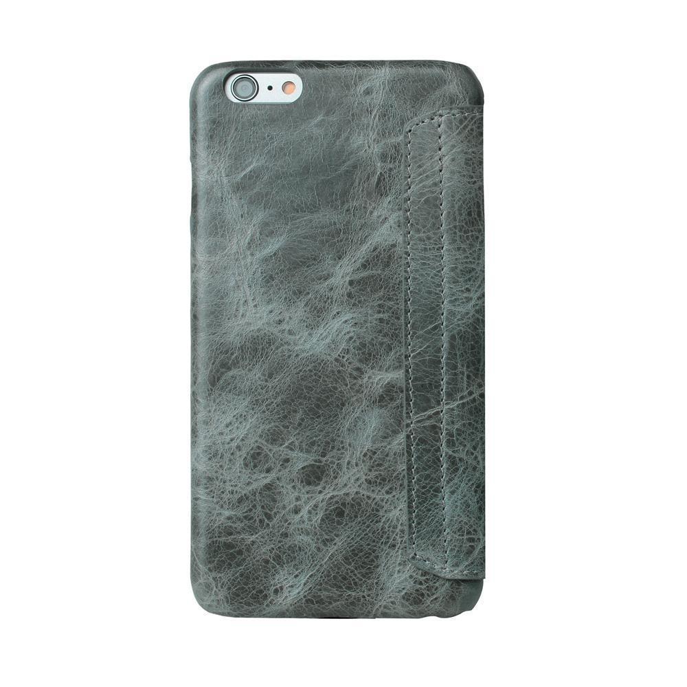 Ultimative Buch Leder Telefon Kasten für Apple iPhone 6 Plus / 6S plus Vesselle Dunkel Grau