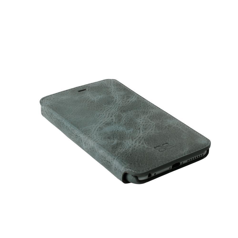 Ultimative Buch Leder Telefon Kasten für Apple iPhone 6 Plus / 6S plus Vesselle Dunkel Grau