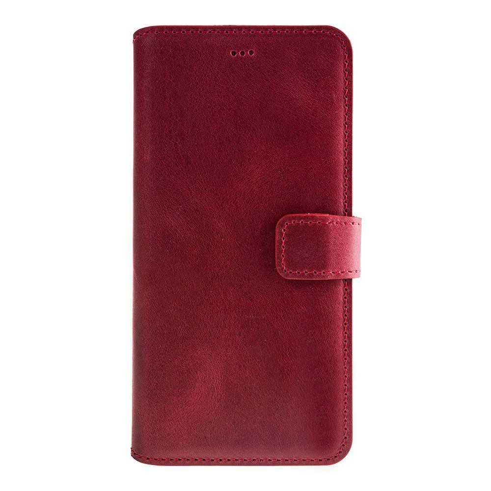 Mappen Kasten für Apple iPhone 6 Plus / 6S plus Saffiano Rot