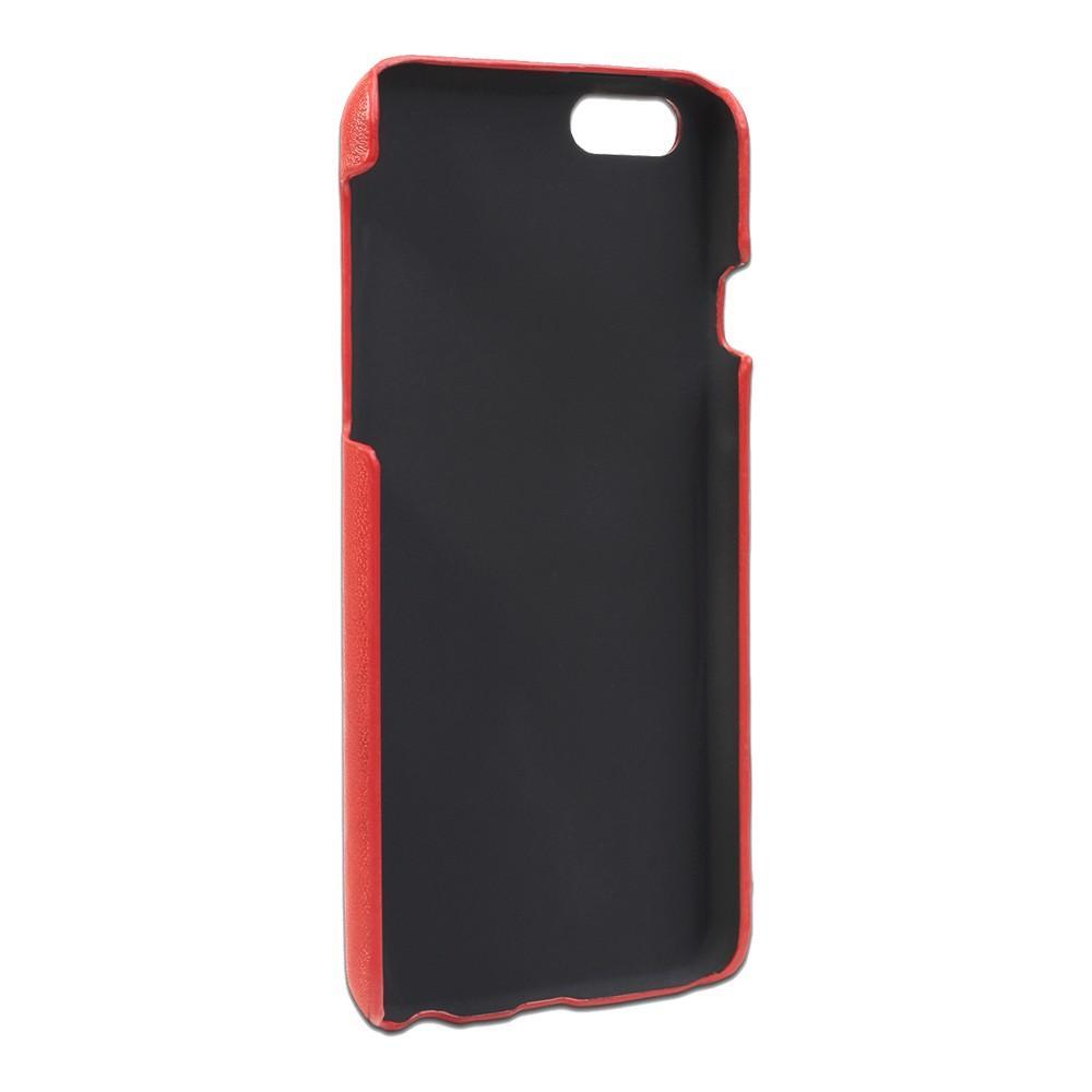 Ultimative Jacke Leder Telefon Kasten Apple iPhone 6 / 6S zerknittert Rot