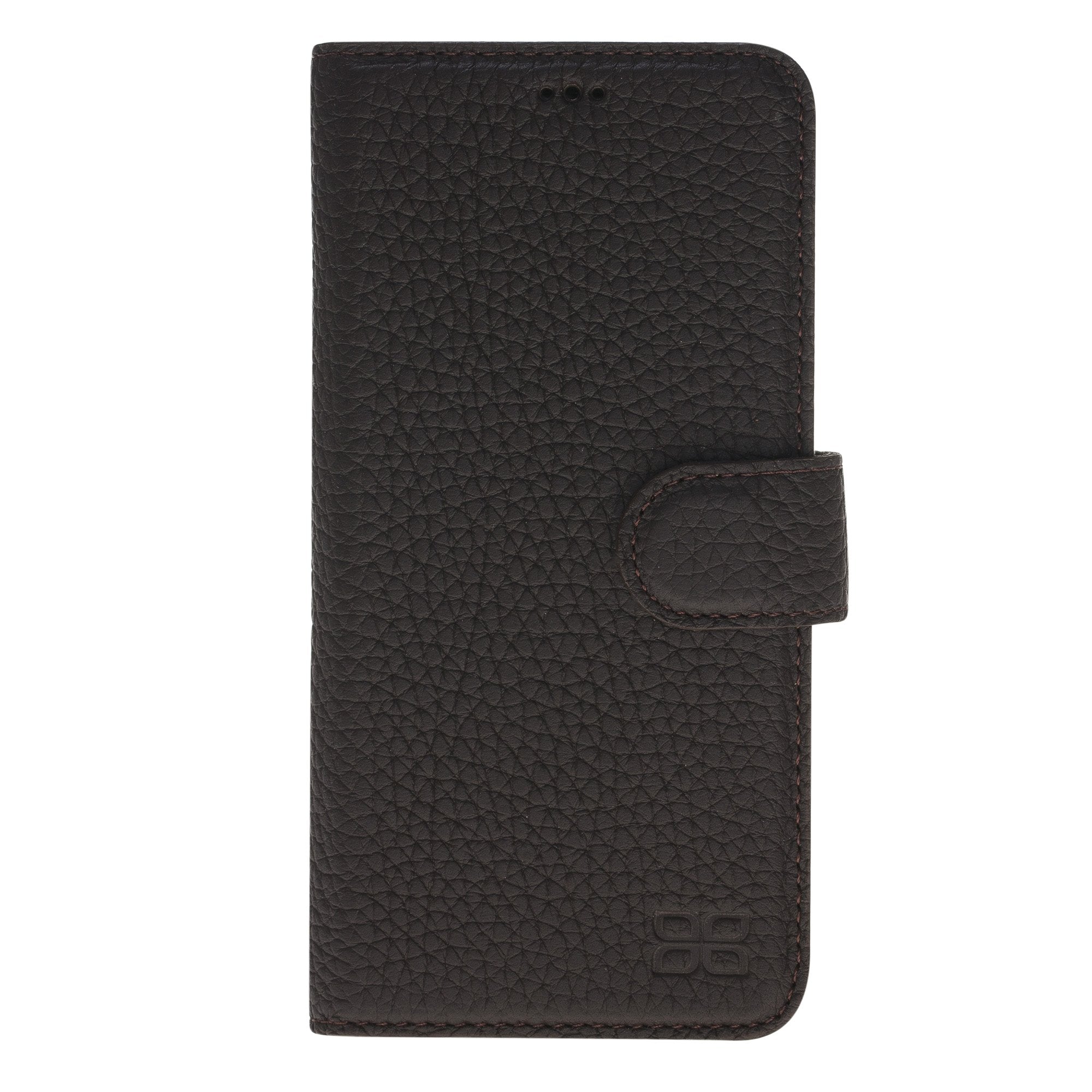 Magnetische abnehmbare Leder Geldbörse für Samsung Galaxy S9 - Braun