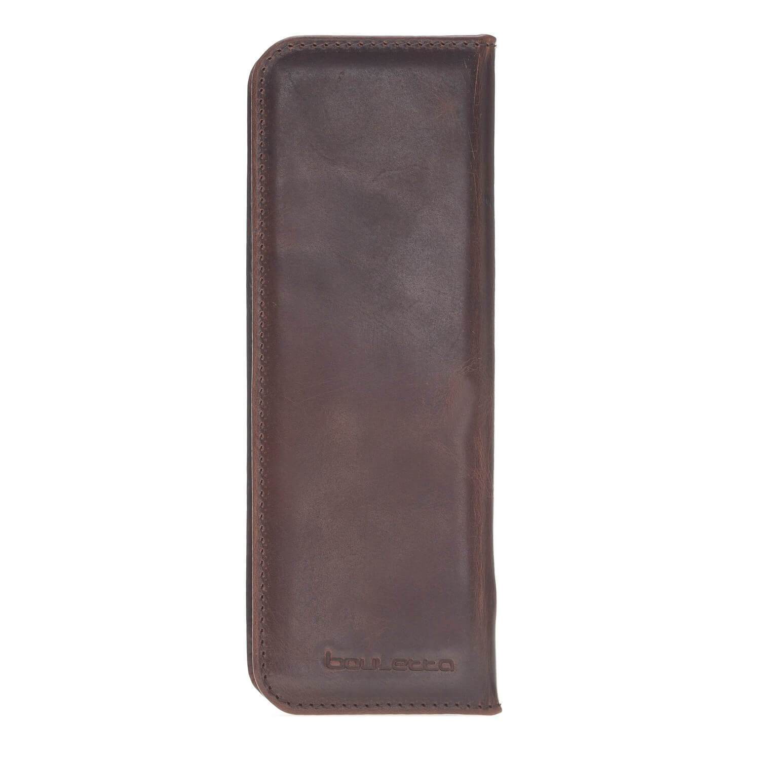 Märchen Leder Federmäppchen - Vegetal Bordeaux