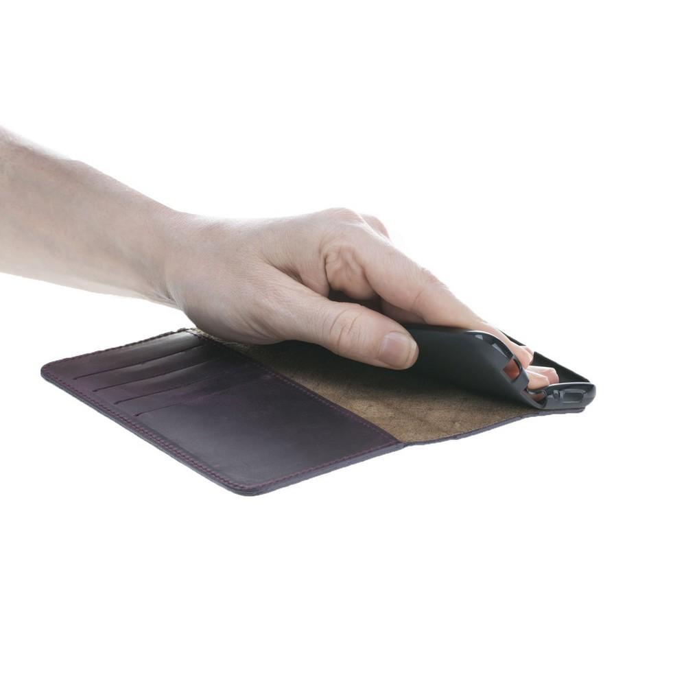 Ledertasche für Samsung Galaxy S8 - Antik Lila