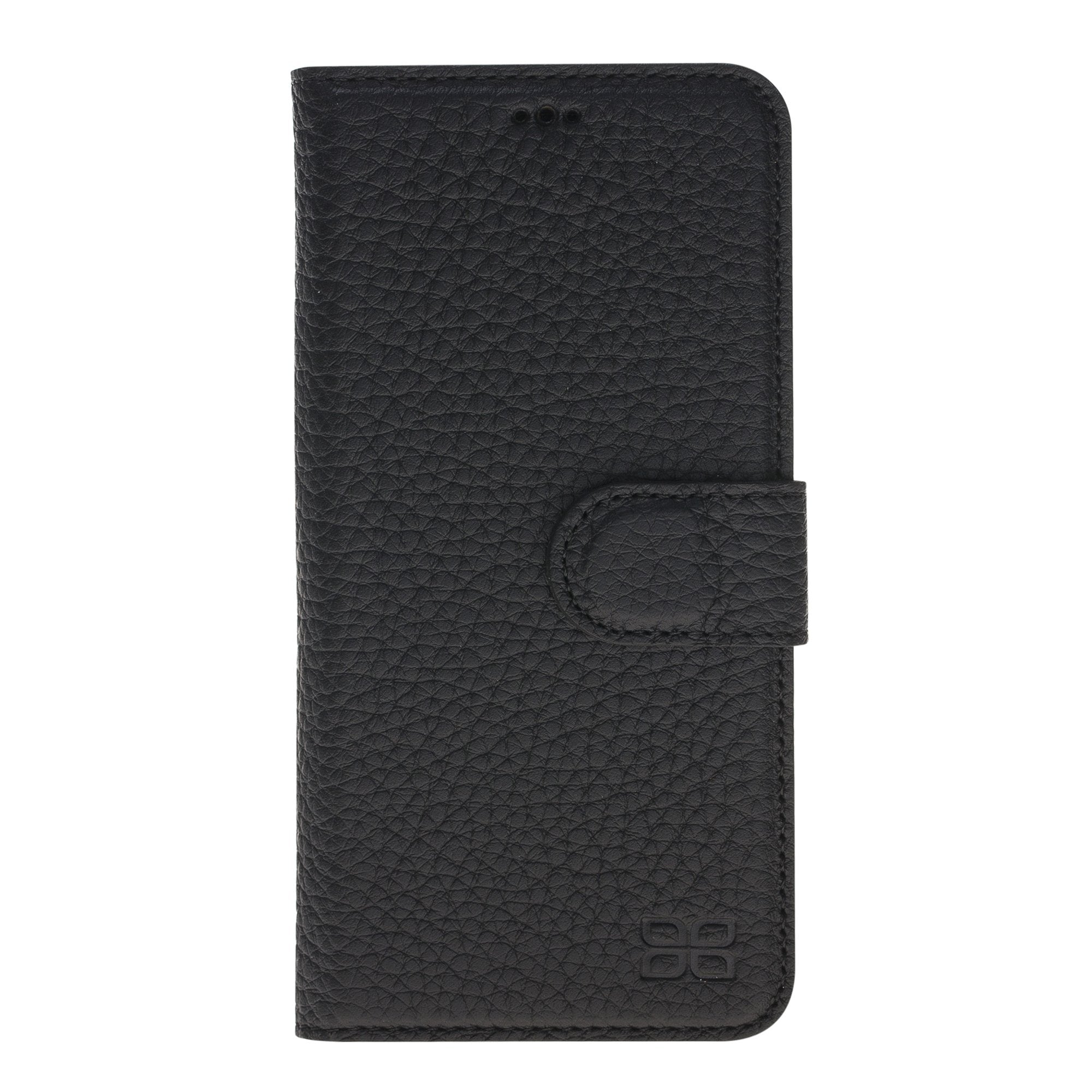 Magnetische abnehmbare Leder Geldbörse für Samsung Galaxy S9 Plus - Schwarz