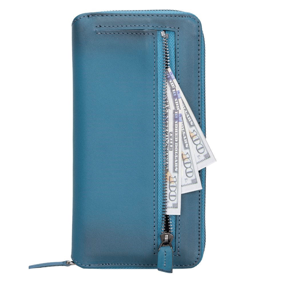 Samsung Galaxy S21 Serie Bouletta magnetisch abnehmbare Pouch Lederhülle