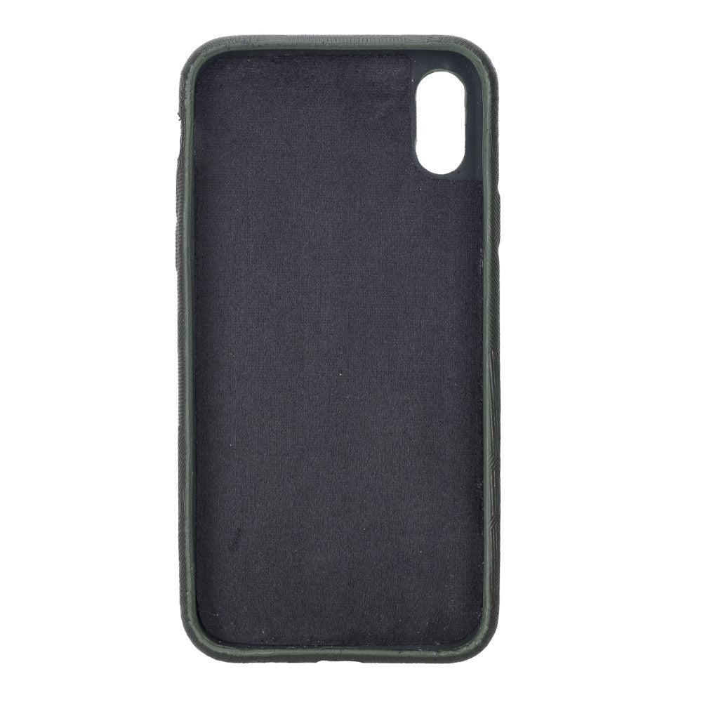 Apple iPhone X Serie Leder-Ultra-Cover mit Kreditkartenfächern