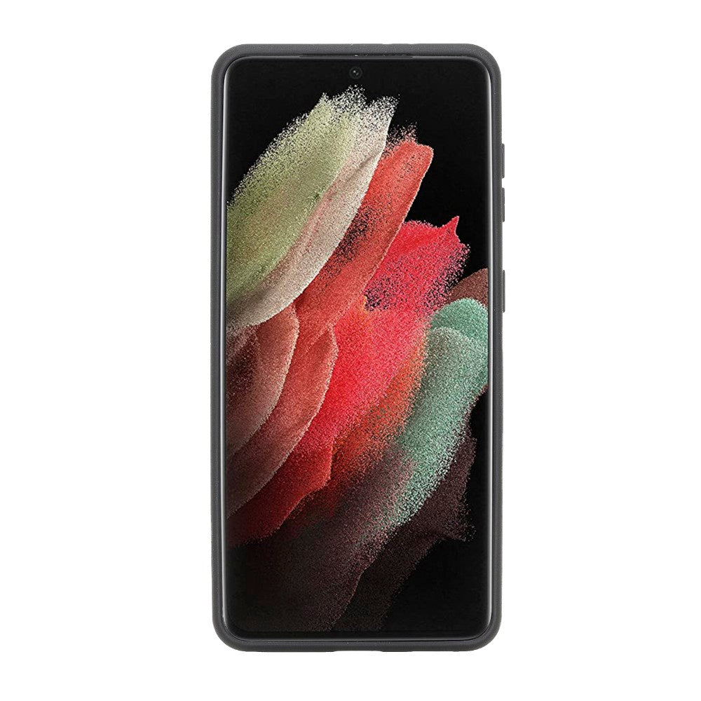 Samsung Galaxy S21 Serie Bouletta Flex Cover Lederhülle mit Kartenhalter