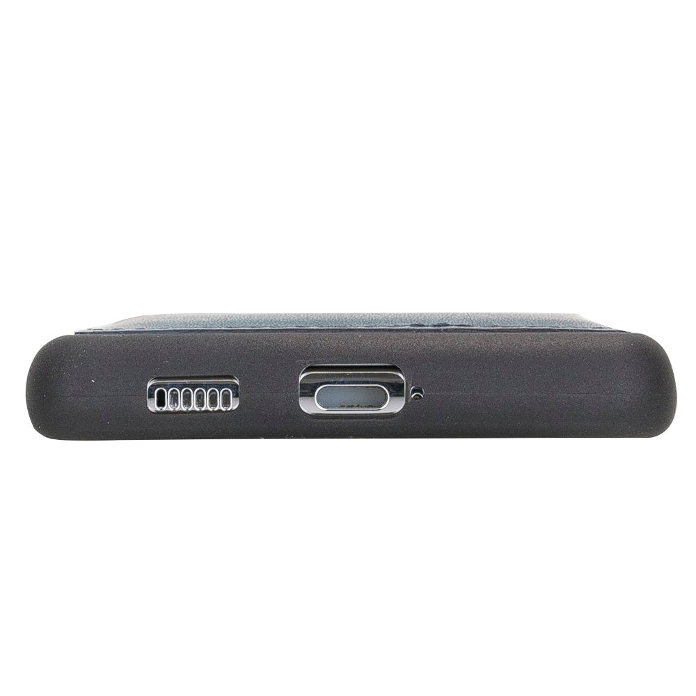 Samsung Galaxy S21 Serie Bouletta Flex Cover Lederhülle mit Kartenhalter