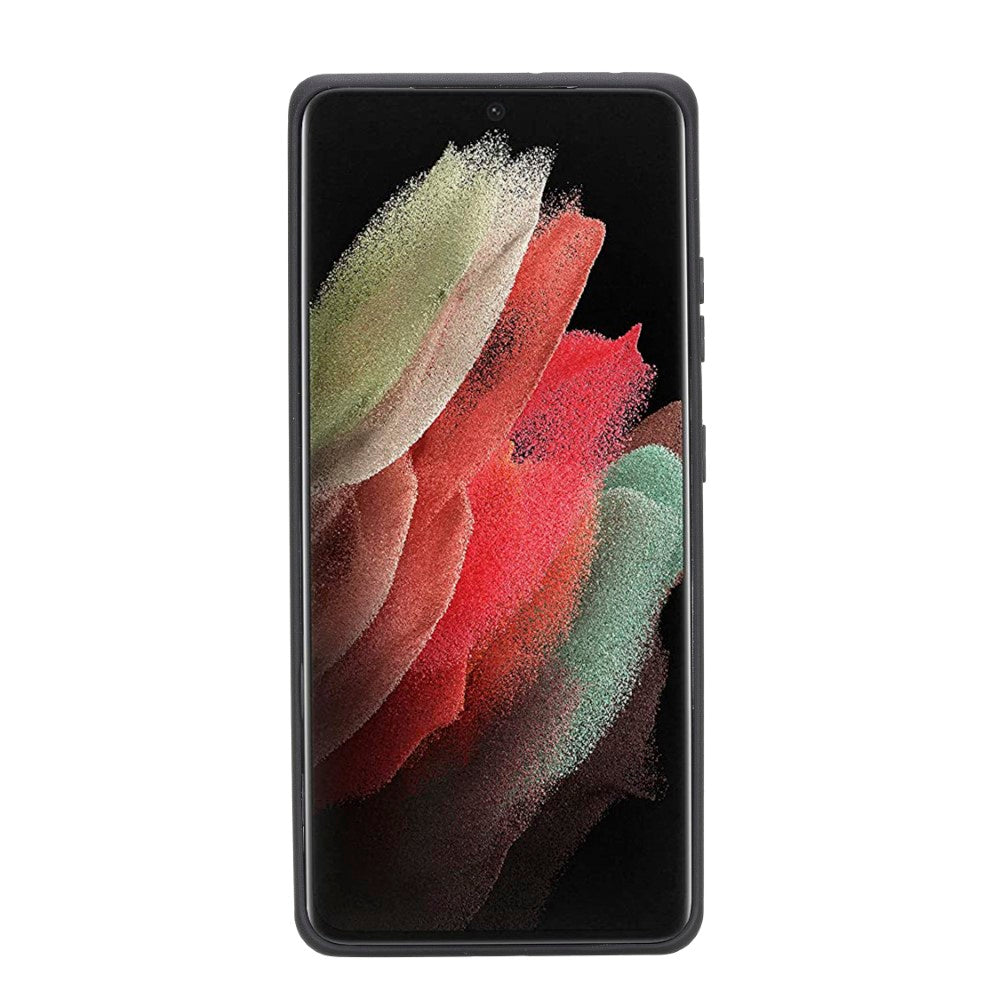 Samsung Galaxy S21 Serie Bouletta Flex Cover Lederhülle mit Kartenhalter