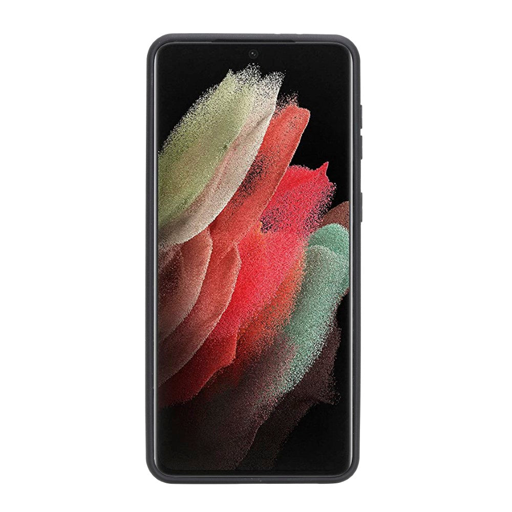 Samsung Galaxy S21 Serie Bouletta Flex Cover Lederhülle mit Kartenhalter