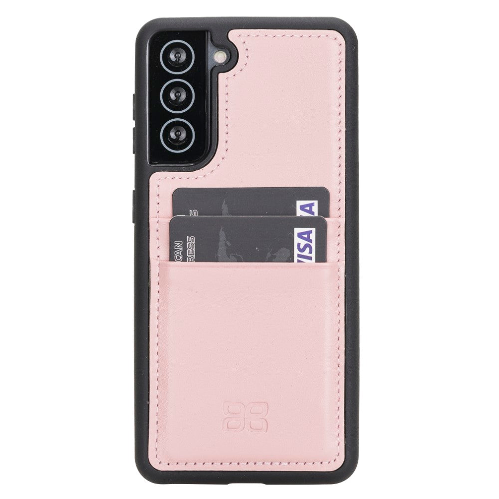Samsung Galaxy S21 Serie Bouletta Flex Cover Lederhülle mit Kartenhalter