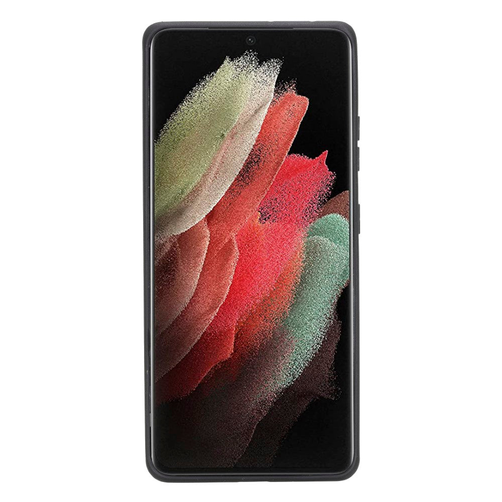 Samsung Galaxy S21 Serie Bouletta Flex Cover Lederhülle mit Kartenhalter