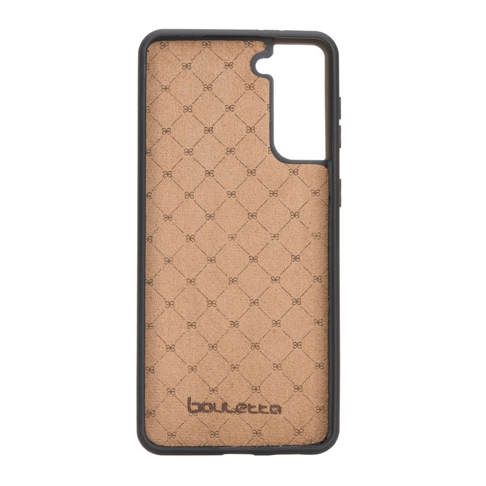 Samsung Galaxy S21 Serie Bouletta Flex Cover Lederhülle mit Kartenhalter