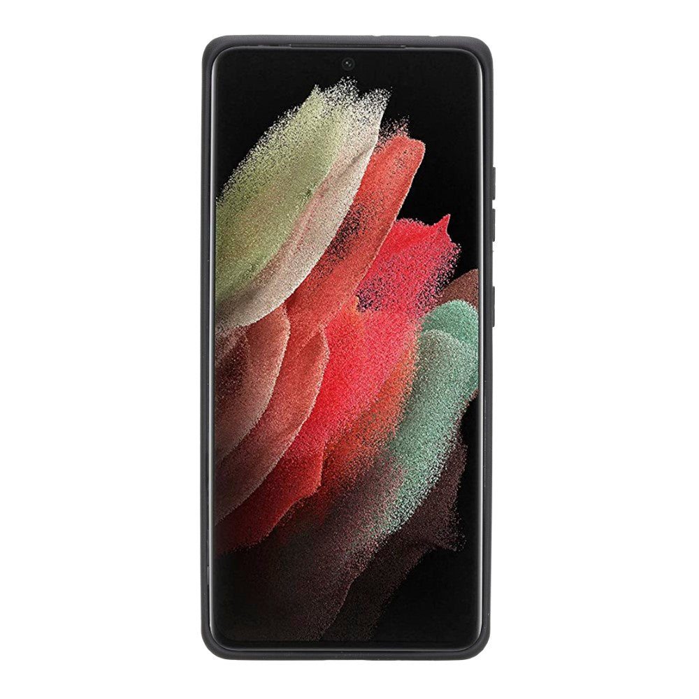 Samsung Galaxy S21 Serie Bouletta Flex Cover Lederhülle mit Kartenhalter