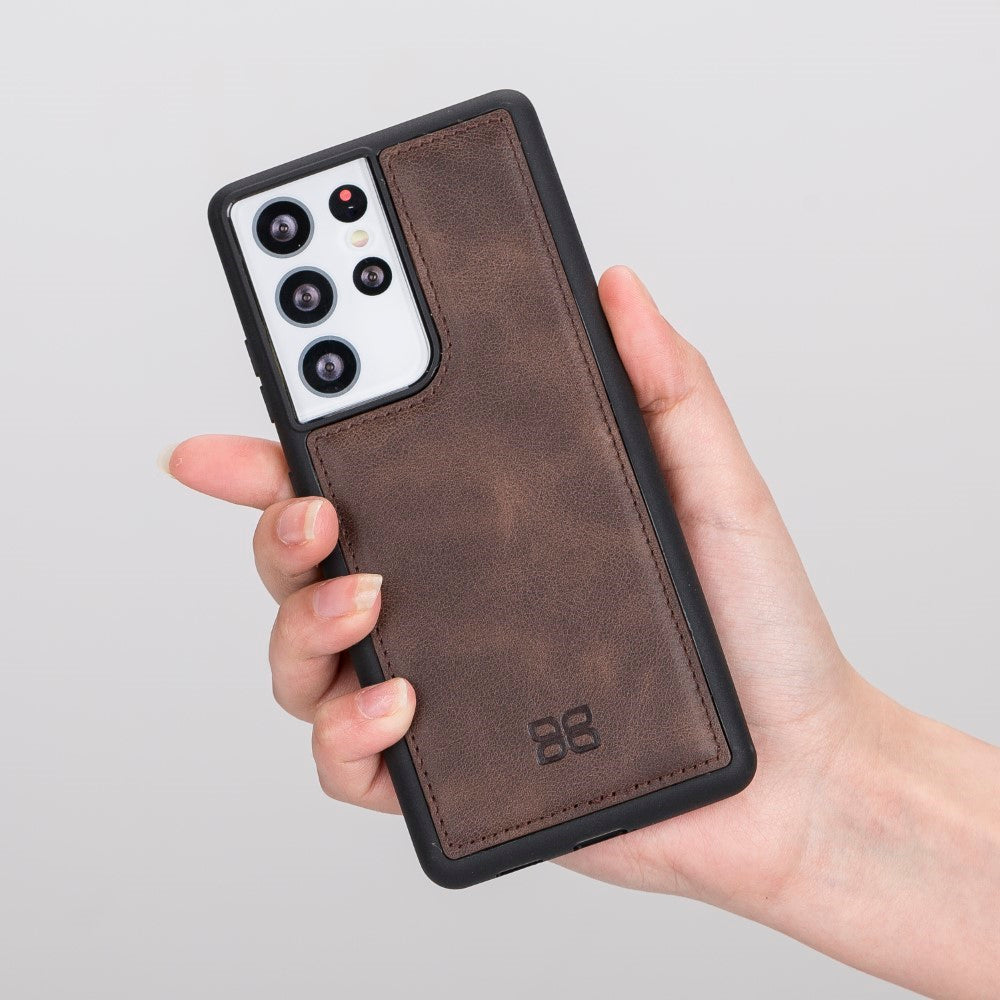 Samsung Galaxy S21 Serie Bouletta Flex Cover Lederhülle