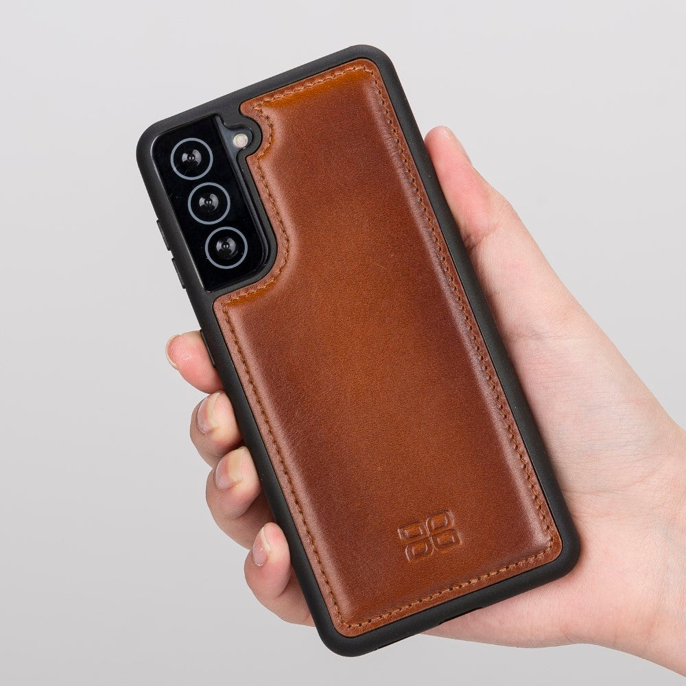 Samsung Galaxy S21 Serie Bouletta Flex Cover Lederhülle