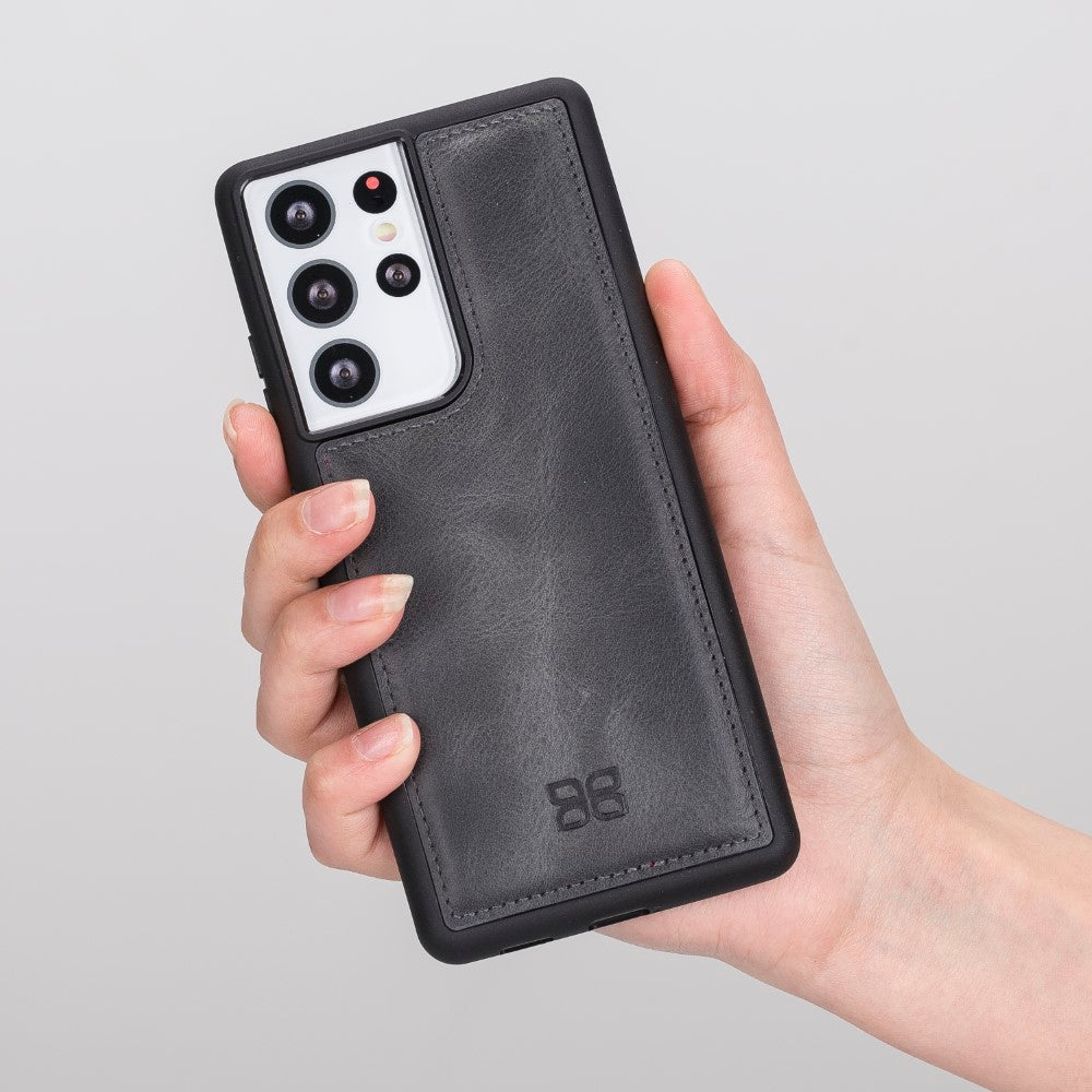 Samsung Galaxy S21 Serie Bouletta Flex Cover Lederhülle