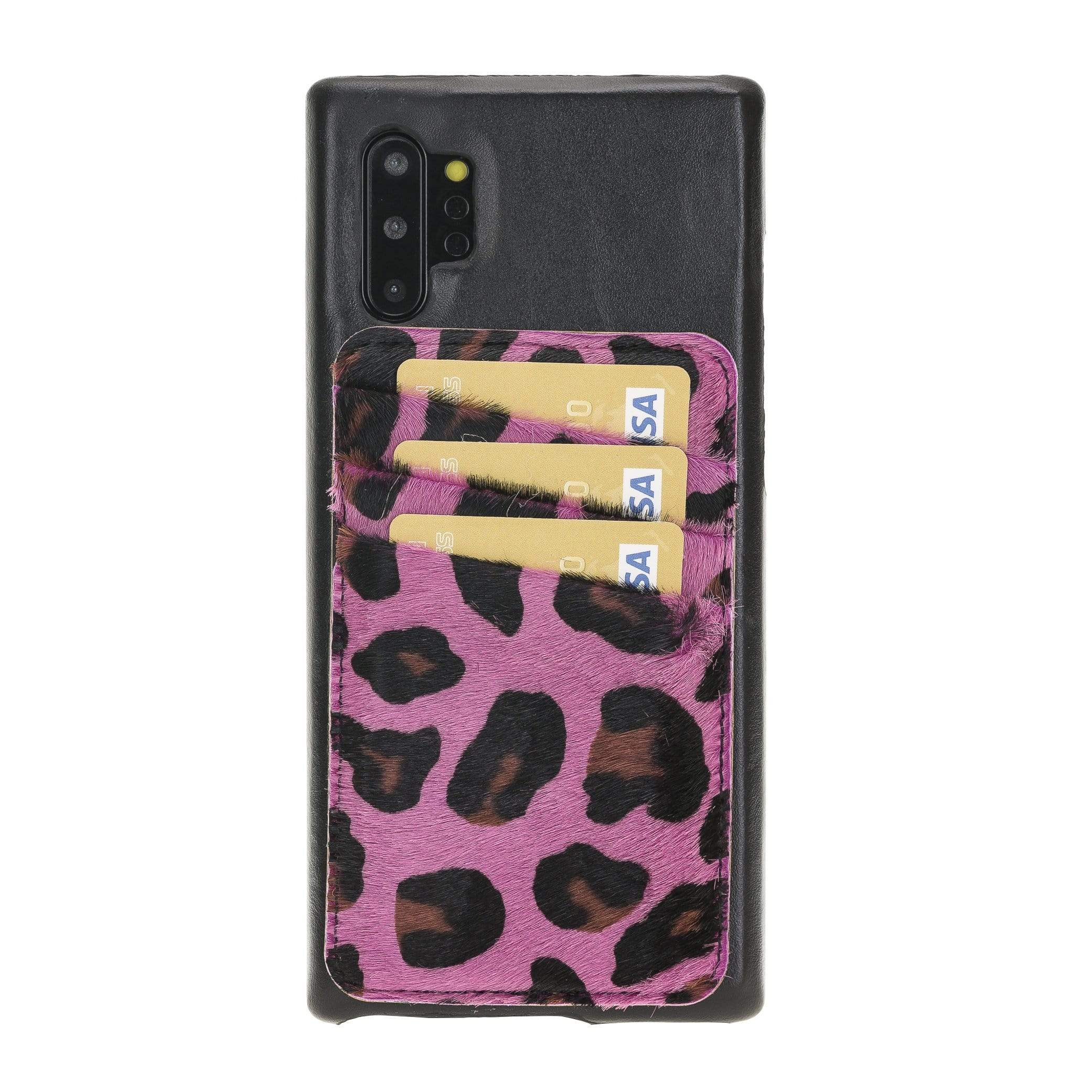 Ultimate Jacket Leather Phone Cases with Detachable Card Holder for Note 10 Plus – Leo 39