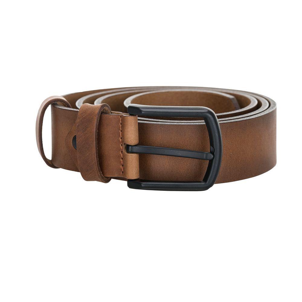 Accessories Frank Full Grain Leather Belt | Handmade & Genuine - Tan Bouletta Shop
