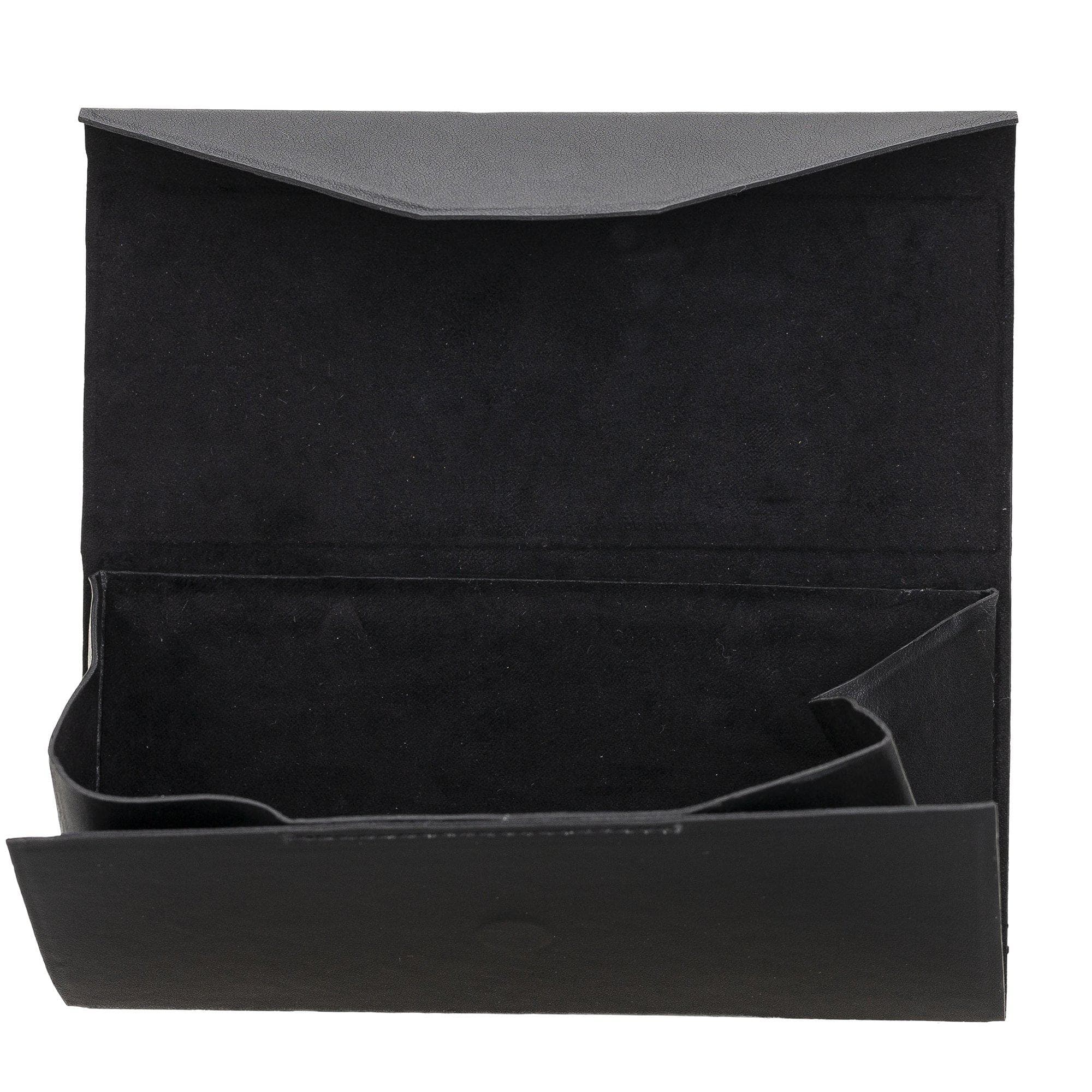 Accessories Genuine Leather Smart Glasses Case - Black Bouletta Shop