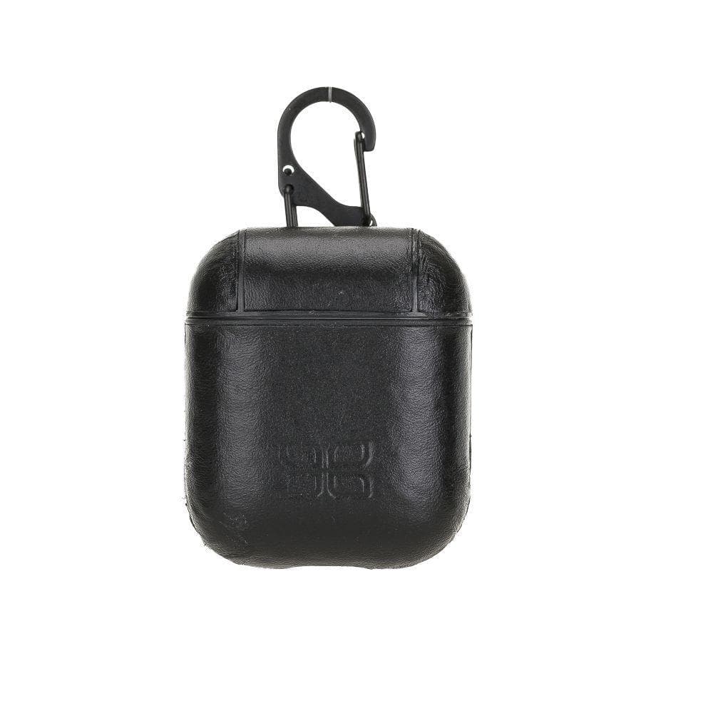 Accessories JUPP Hooked AirPods Leather Case - Rustic Black Bouletta Shop
