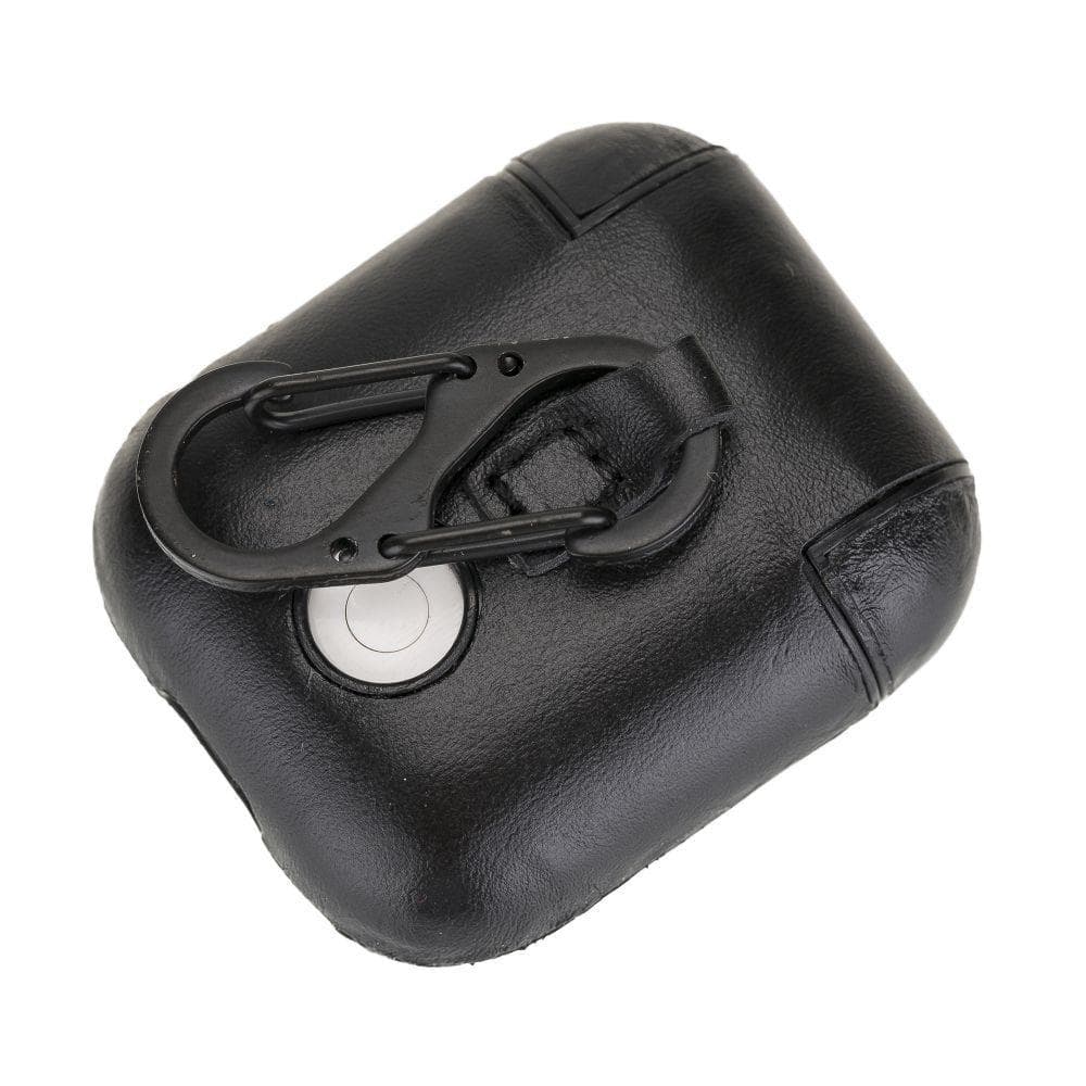 Accessories JUPP Hooked AirPods Leather Case - Rustic Black Bouletta Shop