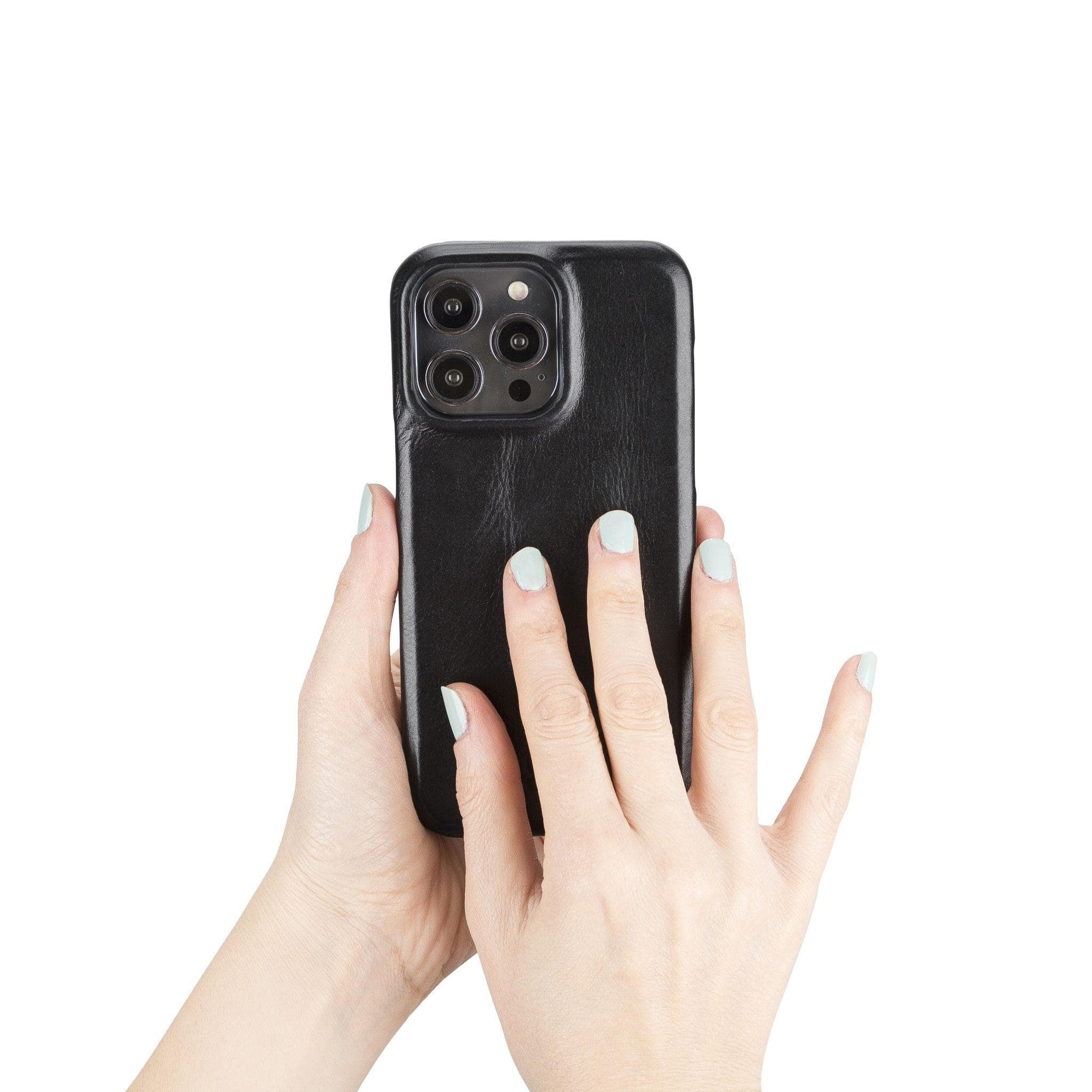 Apple iPhone 14 Series Full Leather Coating Back Cover Bouletta LTD