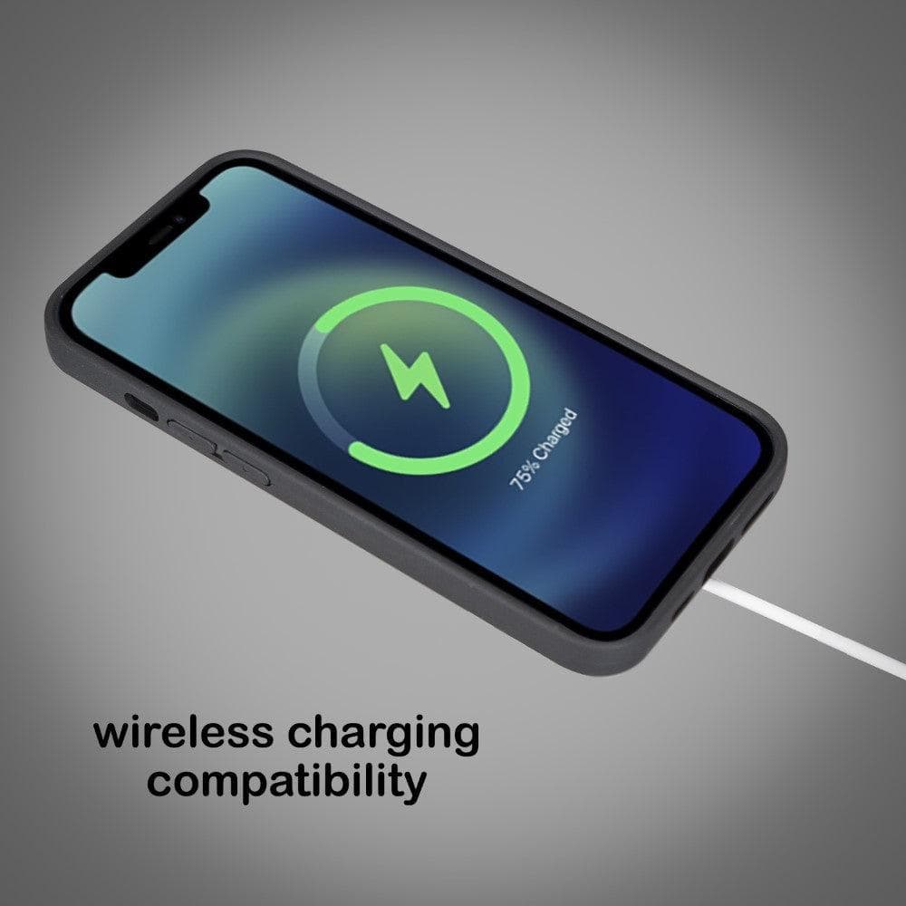 Apple iPhone 14 Serie Lederhülle mit Kartenfächer