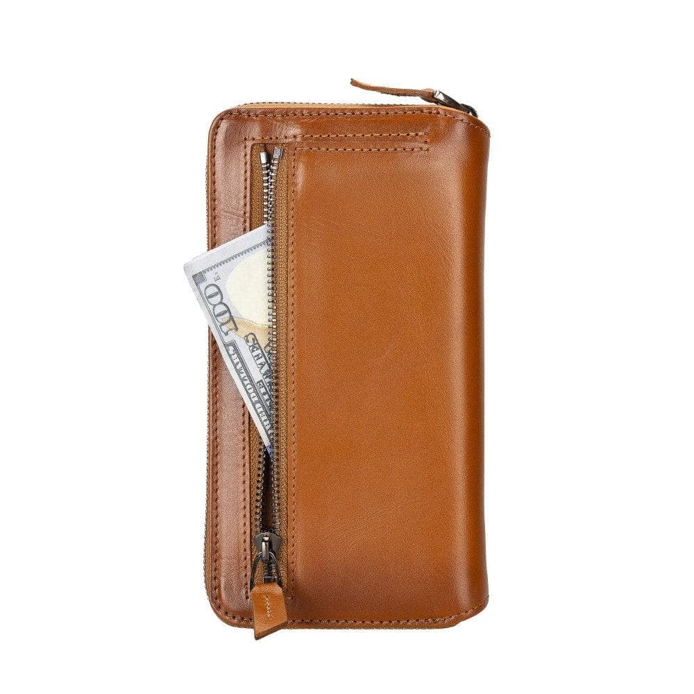 Apple iPhone 15 Series Detachable and Zipper Leather Wallet Case - Pre Order Bouletta LTD
